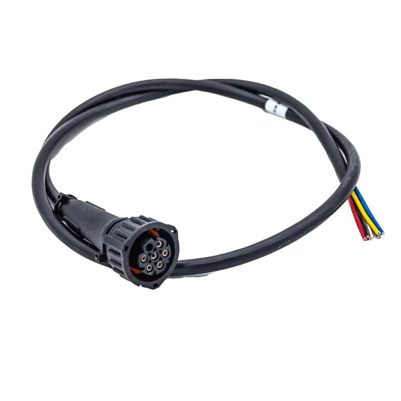 7-PIN's Bajonet aansluiting 1m. kabel (7-aderig) | V10AC-100B7