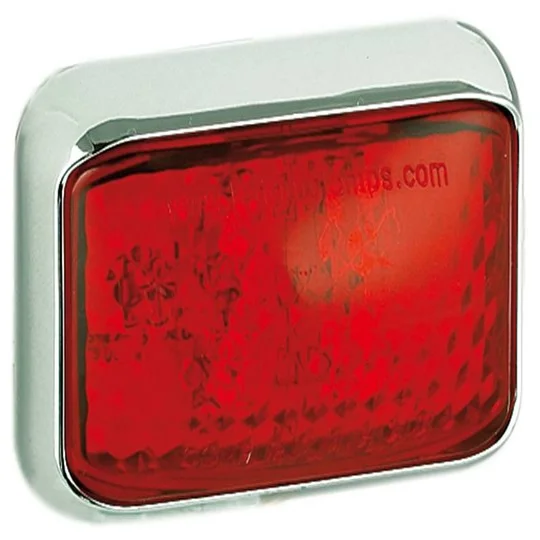 LED markeringslicht rood | 12-24v | 40cm. kabel | 35CRME