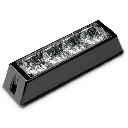 LED Flitser 4 LED's | rood | 10-30v | LED4DVR