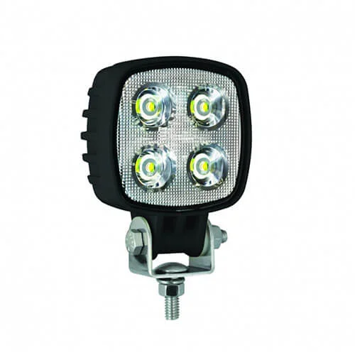 LED work light | 12 watts | 1000 lumens | 12-24v | Floodbeam black | 8112BM