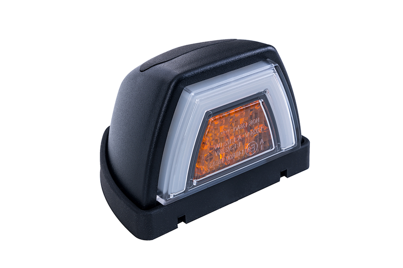 Lampada superiore a LED neon bianco incl. lampeggiante 12-24v, cavo 50cm