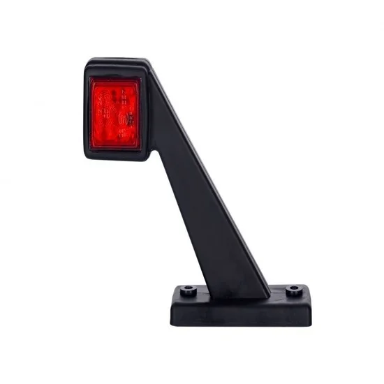 LED Begrenzungsleuchte rechts rot-weiss 12-24v 50cm Kabel | MB-4662RW