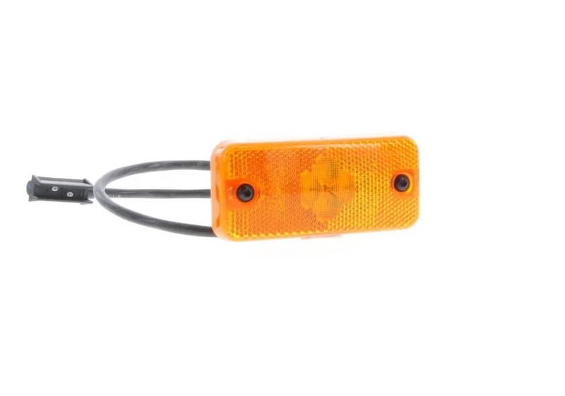 LED markeringslicht amber | 24v | 150cm. kabel | 1,5mm². connector | D10496