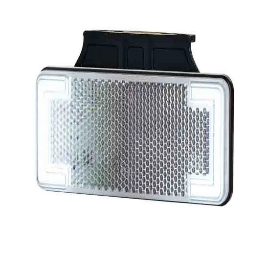 Feu de balisage LED néon blanc avec support | 12-24v | 50cm. de câble | MV-3150W