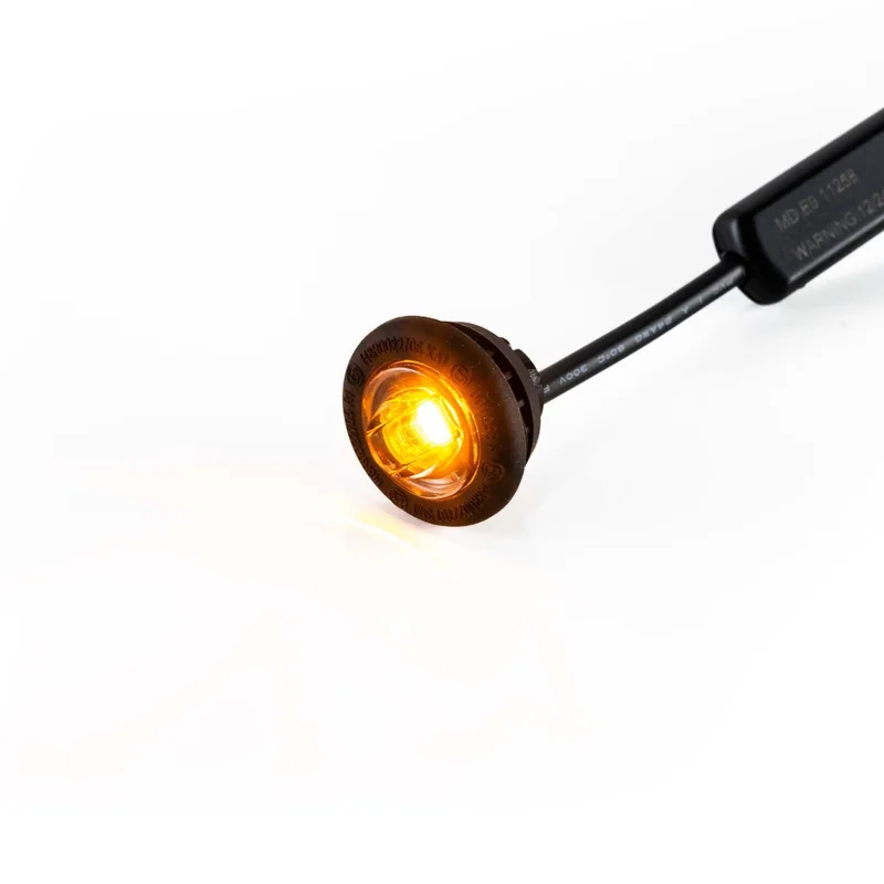 Feu de position LED orange 12-24V 25cm câble | MV-4500A