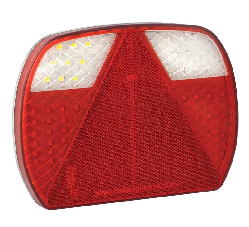 fanale posteriore slimline a LED senza fanale targa | 12-24v | 40 cm. di cavo | EU200L