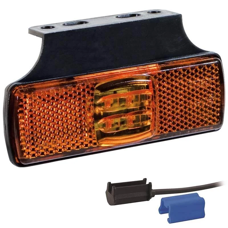LED markeringslicht amber | 12-24v | 0,75mm². connector | M10MV-160A