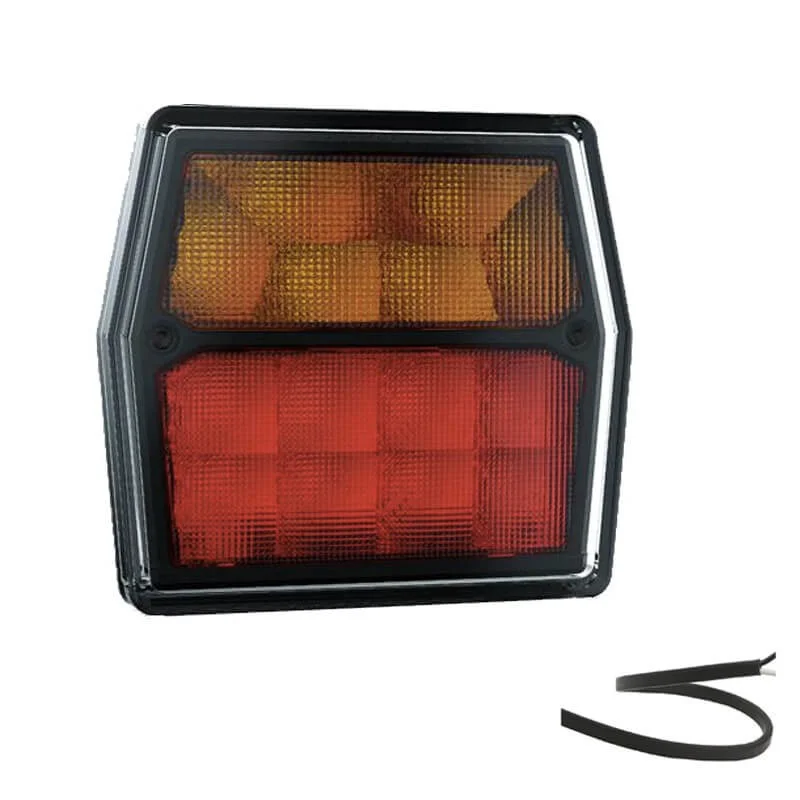 LED compact rear light | 12v | 100cm. cable with license plate light | VC-2210