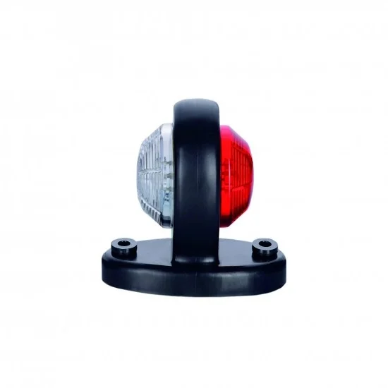 LED Breedtelamp compact rood/wit 12/24v 50cm kabel | MB-4200RW