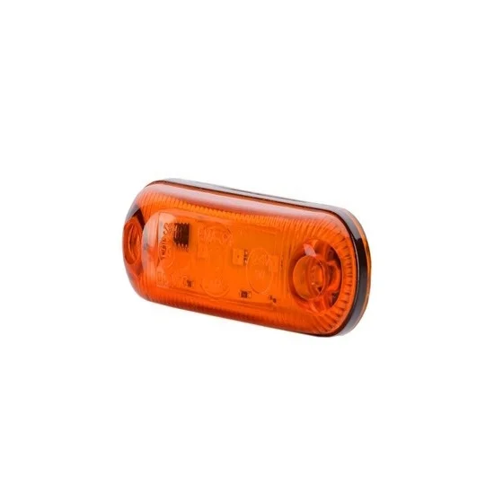 LED markeringslicht amber met beugel | 12-24v | 50cm. kabel | MV-4000A