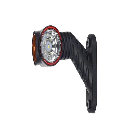 Droite | Lampe frontale LED | rouge/blanc/ambre | 12-24v | 50cm. de cable | MB-4862RWA