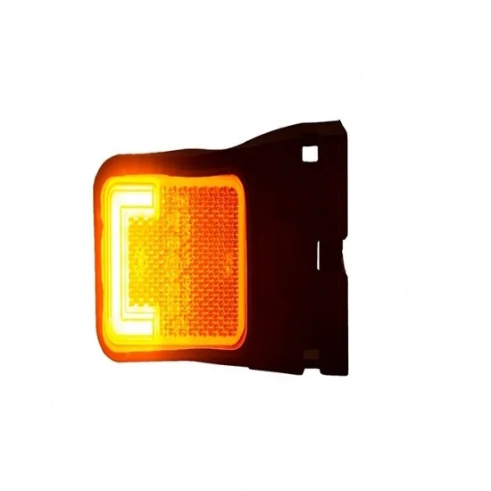 LED Markierungsleuchte Neon Gelb kompakt 12/24v 50cm Kabel | MV-3550A