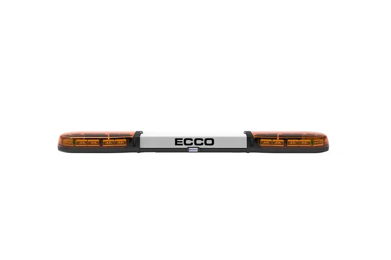 LED Light bar amber | 13 series | ECE-R65 amber | white center | 1250mm | 24 LE | 13-01007-E