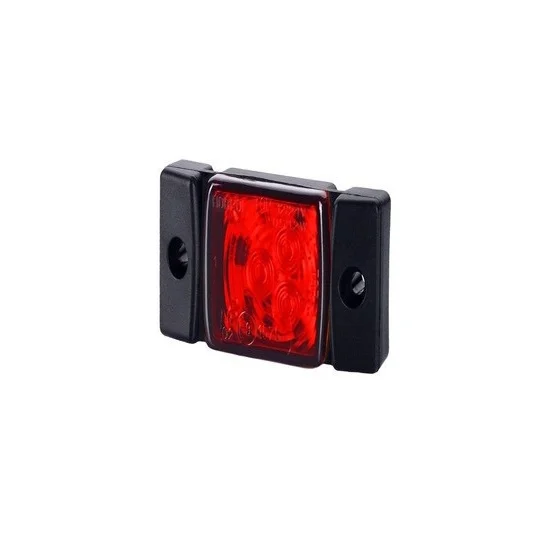 LED Markierungsleuchte Rot inkl. Halterung 12/24v 50cm Kabel | MV-4140R
