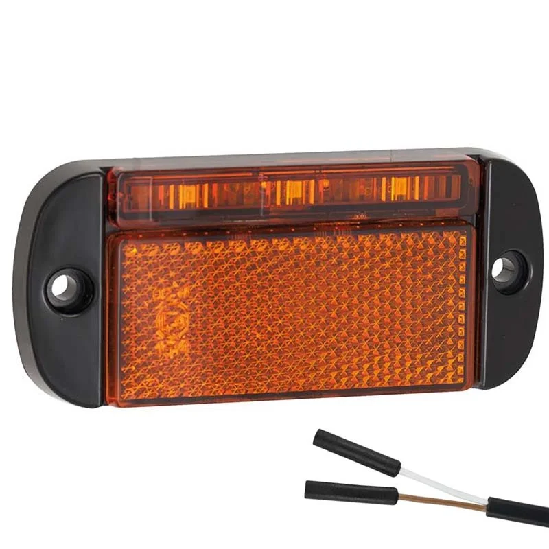 LED marker light amber | 12-24v | 2-PIN connector | 44AMEB2P