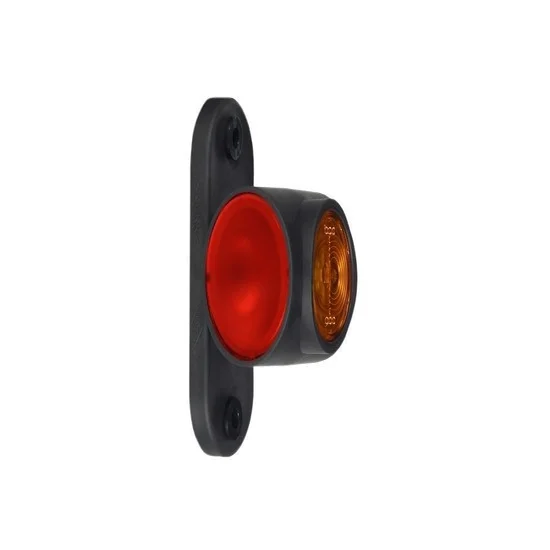 LED-Begrenzungsleuchte rot-weiß-amber | 12-24v | 50cm. Kabel | MB-4700RWA