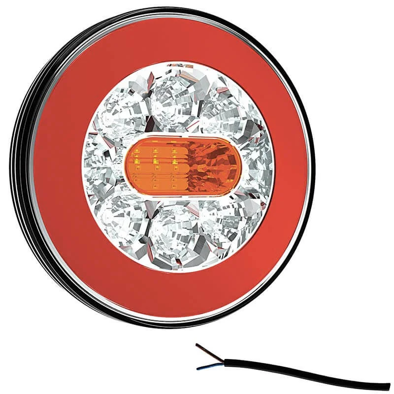 LED achterlicht zonder kentekenlicht | 12-36v | 100cm. kabel | V10C3-800