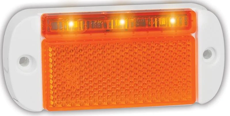 LED marker light amber | 12-24v | 20cm. cable | 44WAME