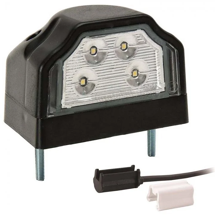 LED license plate light | 12-36v | with connector 1.5mm.2 | M10KV-120