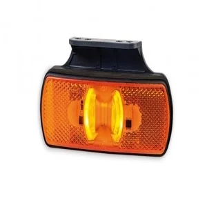 LED markeringslicht neon amber met beugel | 12-24v | 50cm. kabel | MV-3350A