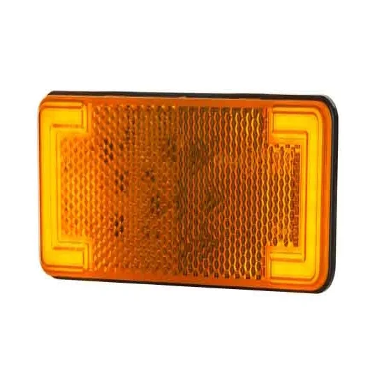 LED markeringslicht neon amber | 12-24v | 50cm. kabel | MV-3100A