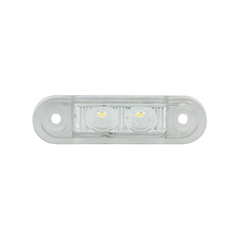 LED markeringslicht wit inbouw | 12-24v | 20cm. kabel | 7922WMB