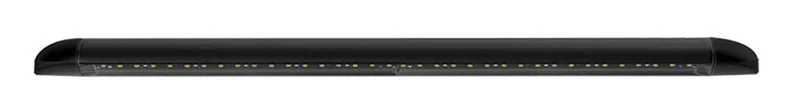 Illuminazione interna a LED | 44,3 cm | alloggiamento nero | 12v | fanale bianca calda | 23450BLK-12