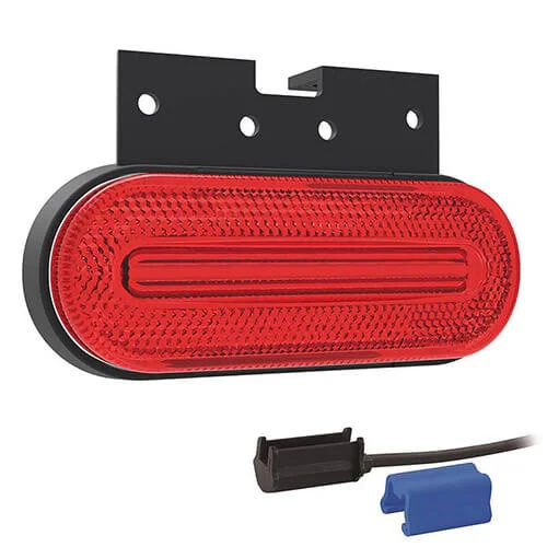 LED marker light red | 12-24v | 0.75mm². connector | M10MV-760R