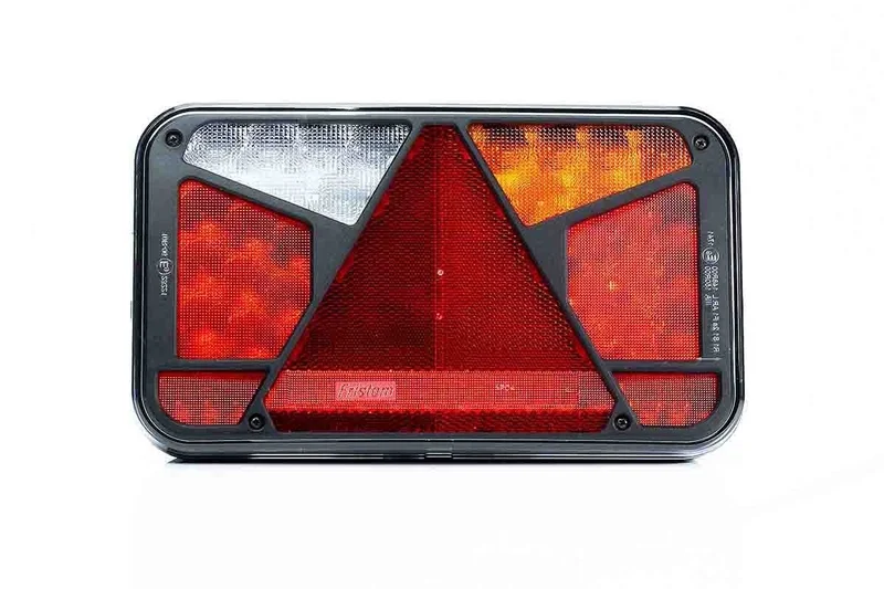 VC-4512B6| LED Rear light with license plate light right | 12-24v | 7-functions | 6-PIN bayonet | VC-4512B6