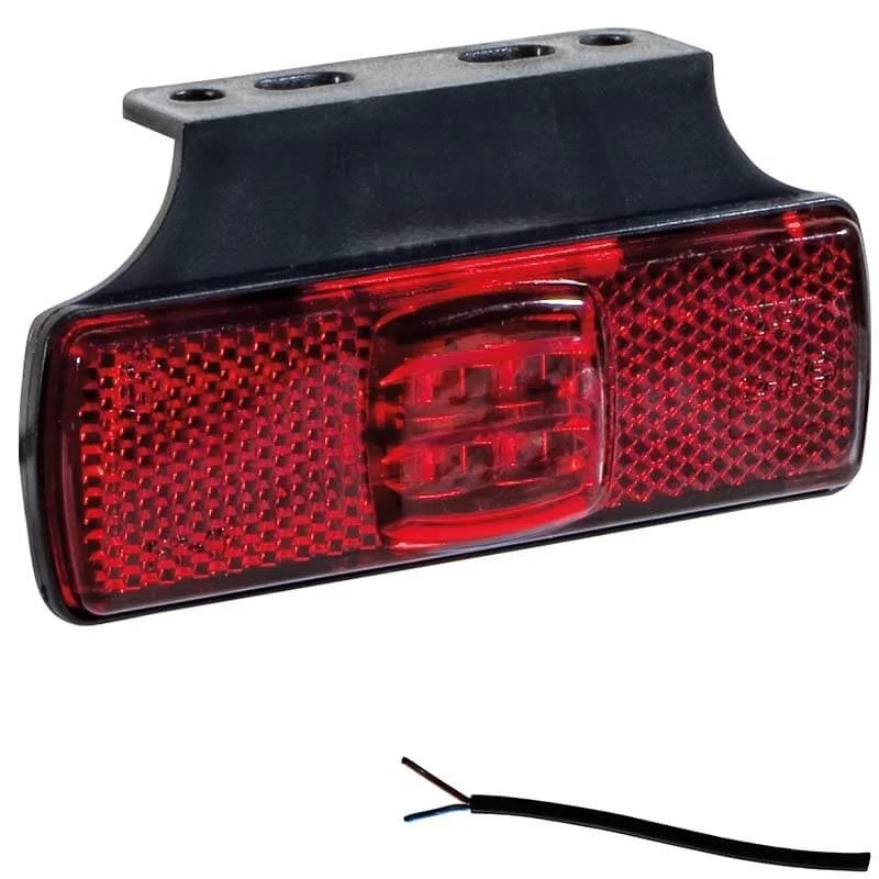 LED marker light red | 12-24v | 50cm. cable | M10MV-150R