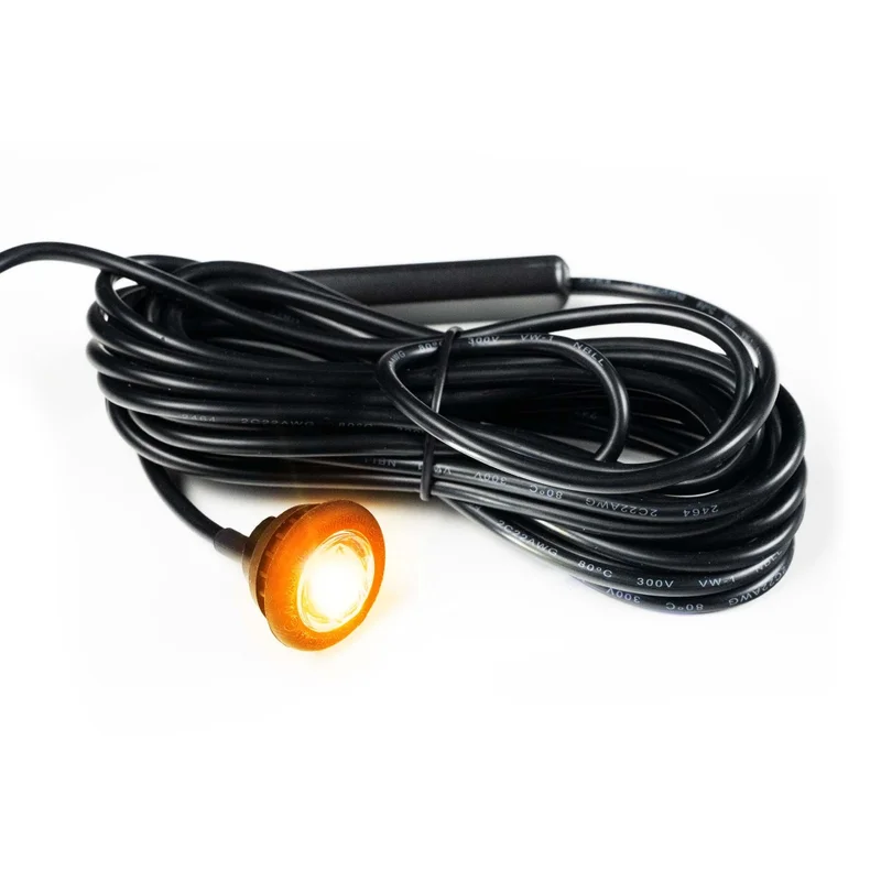 Feu de position LED orange 12-24V 500cm câble | MV-4500A-5M