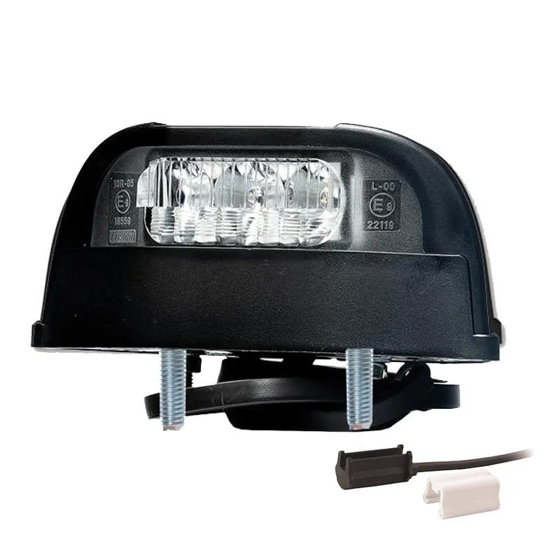 LED License Plate Light | 12-36v | volt 1.5mm². connector | MK-1620