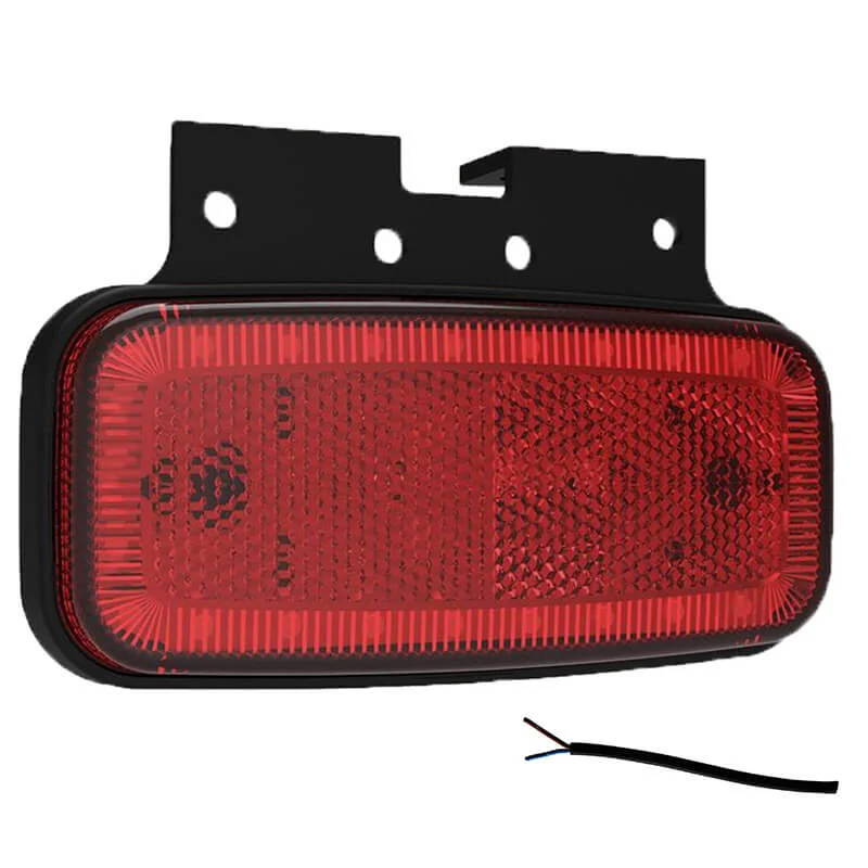 fanale di segnalazione a LED rossa | 12-24v | 50 cm. di cavo | MV-1250R