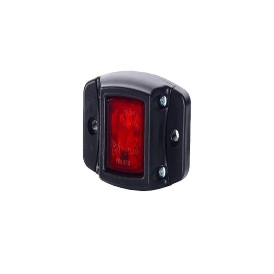 LED Markierungsleuchte Rot inkl. Halterung 12/24v 50cm Kabel | MV-4100R