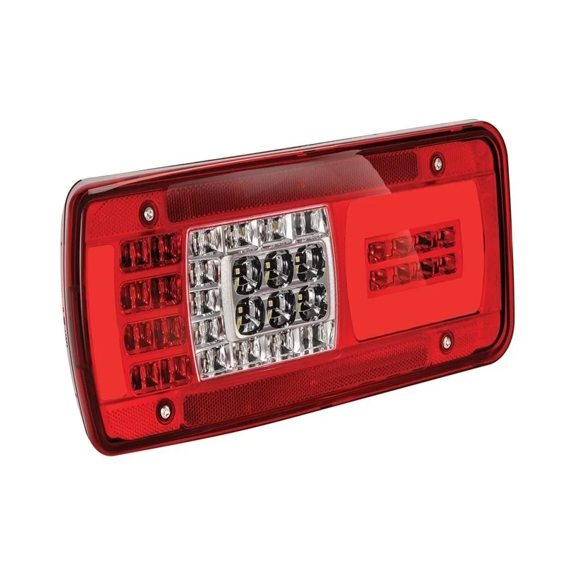 Links | LED achterlicht LC11 | 24v | 7-PIN zij-connector | 160000