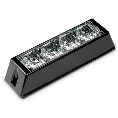 LED Flitser 4 LED's | Wit | 10-30v | LED4DVW