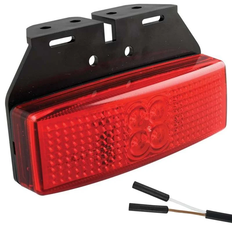 LED-Begrenzungsleuchte Rot 12/24V 2-poliger Stecker | 1491RM2P