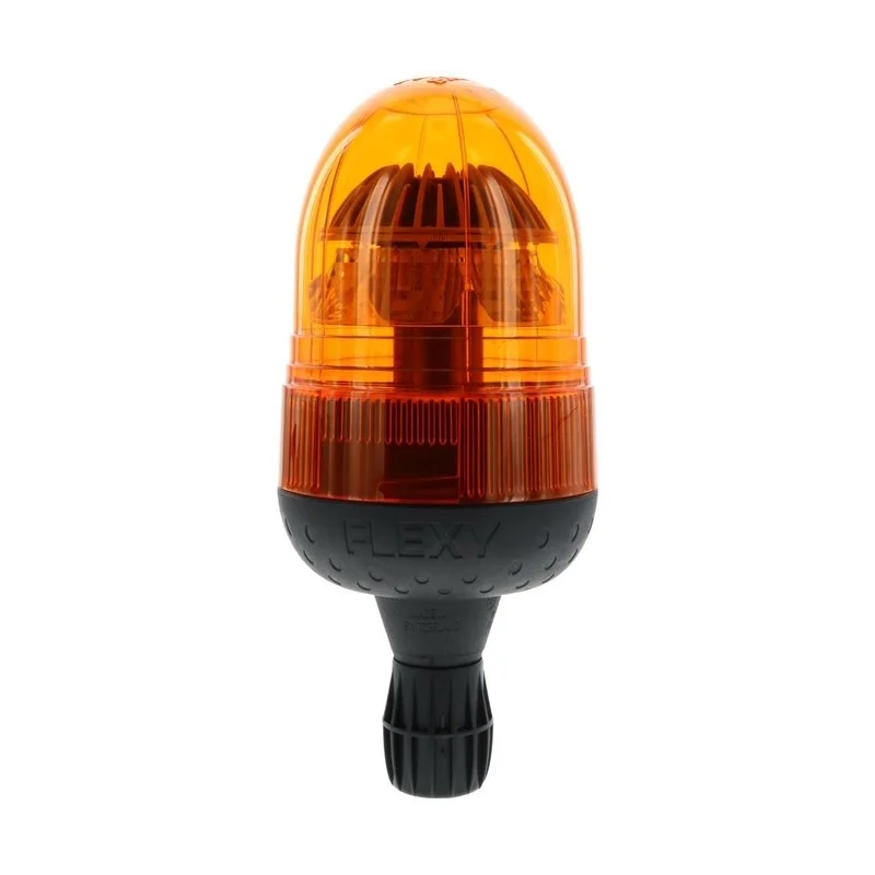 LED R65 zwaailamp amber 12/24v flexi DIN, roterend | D14508