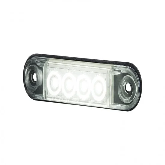 fanale di segnalazione a LED ambra con staffa | 12-24v | 50 cm. di cavo | MV-4400W
