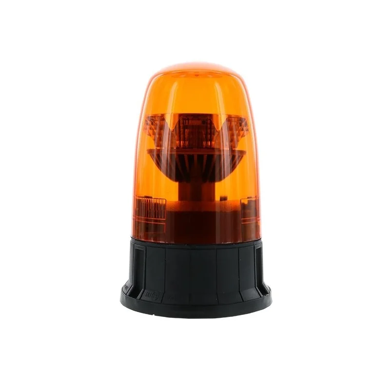 LED R65 flashlight amber 12/24v 3-bolt mounting, rotating | D14482