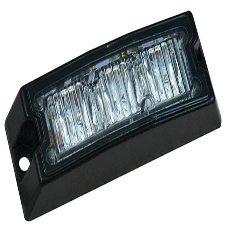 LED warning light 3 LEDs | R65 | slimline | amber | 10-30v | SLED3DVAR65