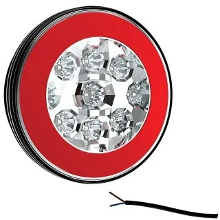 LED reverse light with rear light | 12-36v | 100cm. cable | V10C2-820