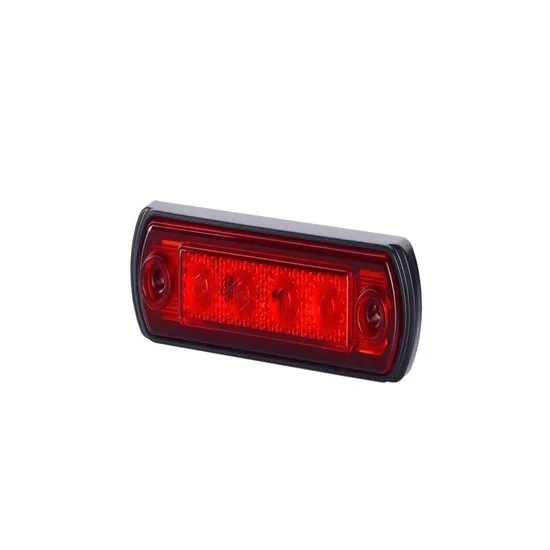 LED markeringslicht rood | 12-24v | 50cm. kabel | MV-5200R
