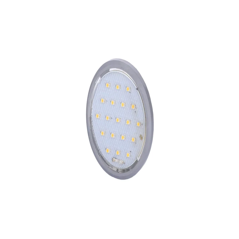 LED interior lamp 85lm / 5000K / 24v / Chrome | BG-2110W-24V