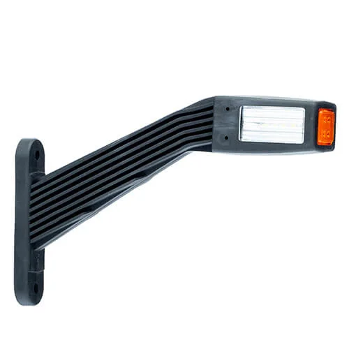 Right | LED side marker light | angled stem | 12-36v | 30cm. cable | MB-1452