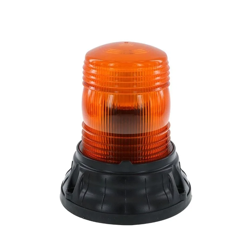 LED warning light amber 10/110v / 3-bolt mount / double flash | D14746