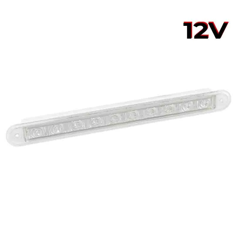 LED achteruitrijlicht slimline transparante lens | 12v | 40cm. kabel | 235W12E