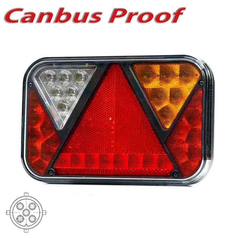 Rechts | LED Rücklicht mit integrierter Canbus-Lösung & Rückfahrlicht & Kennzeichenbeleuchtung | 12v | 5-PIN | VC-2732B5CAN