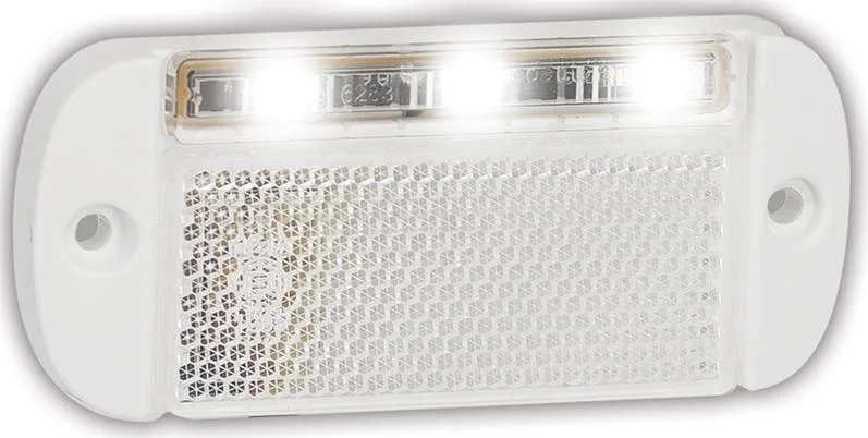 LED marker light white | 12-24v | 50cm. cable | 44WWME
