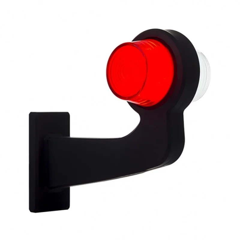 sinistra | Lampada a sospensione LED | stelo angolato e lente smerigliata | 12-24v | MB-1021RW